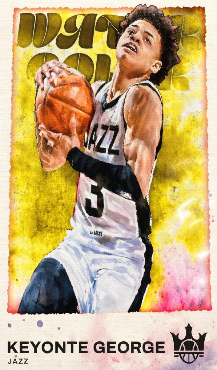 2023 Panini Court Kings Basketball Keyonte George #22 PSA 9