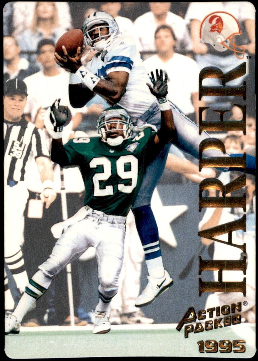 1995 Action Packed Football Alvin Harper #34