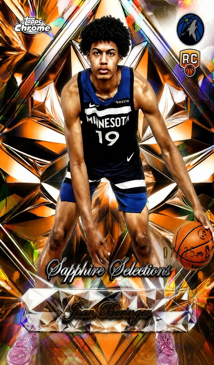 2025 Topps Chrome Sapphire Basketball Orange Joan Beringer #SS-14