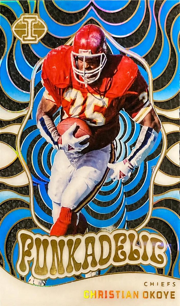 2023 Panini Illusions Football Light Blue Christian Okoye #3