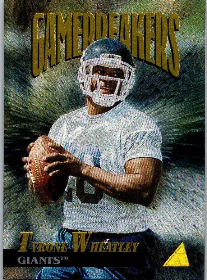 1995 Pinnacle Football Tyrone Wheatley #8