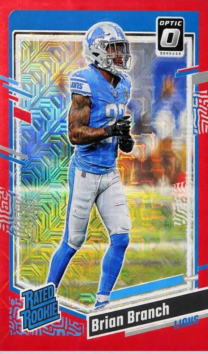 2023 Donruss Optic Football Red Mojo Brian Branch #233 PSA 10