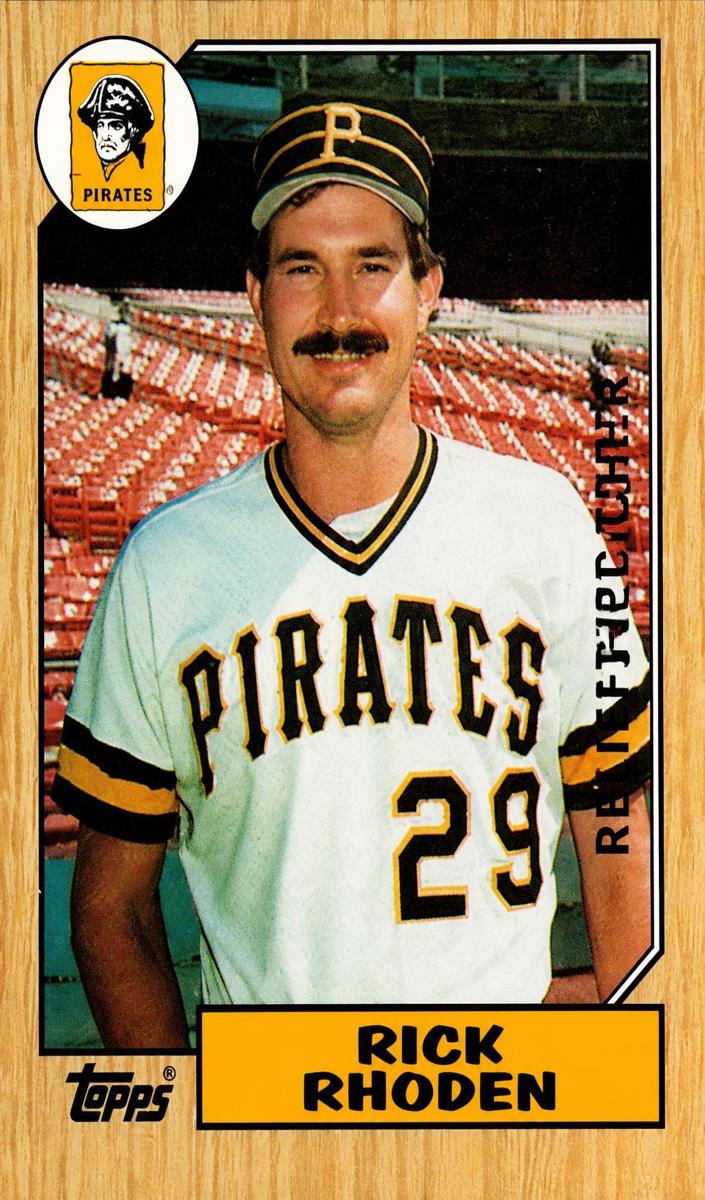 1987 Topps Baseball Rick Rhoden #365 PSA 9