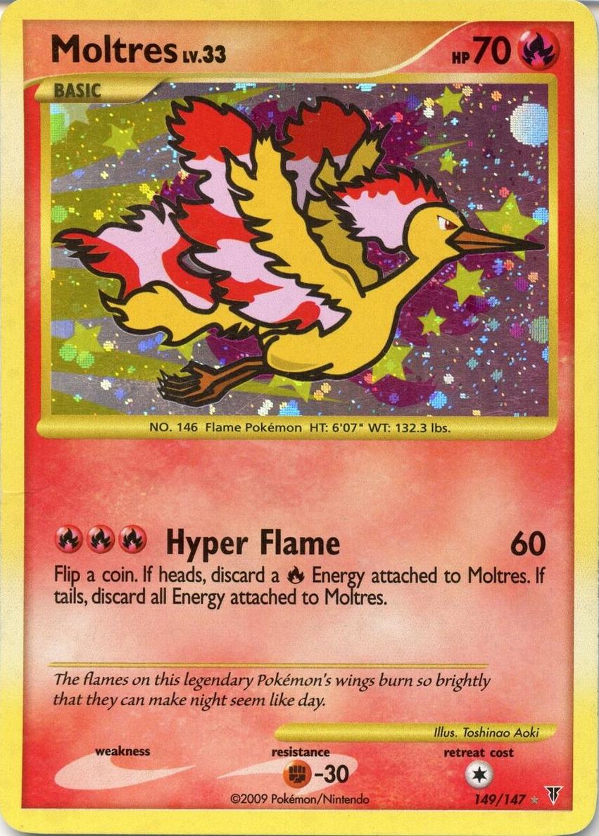 2009 Pokemon Platinum Supreme Victors Moltres #149 PSA 10