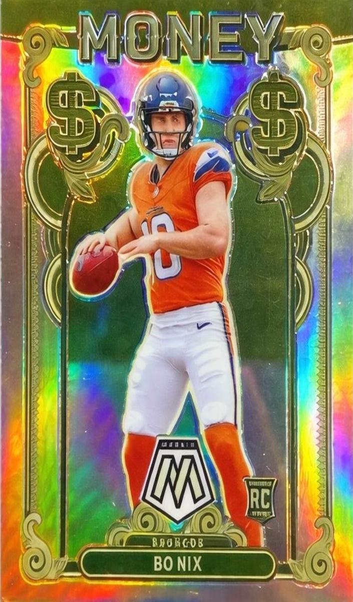 2024 Panini Mosaic Football Bo Nix #3 SGC 9.5