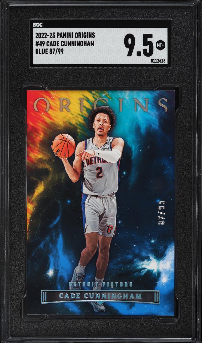 2022 Panini Origins Basketball Blue Cade Cunningham #49