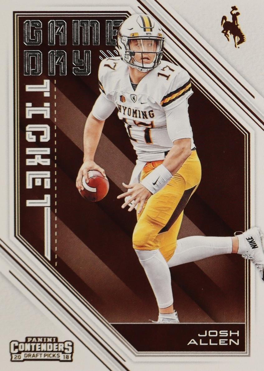 2018 Panini Contenders Draft Picks Football Josh Allen #3