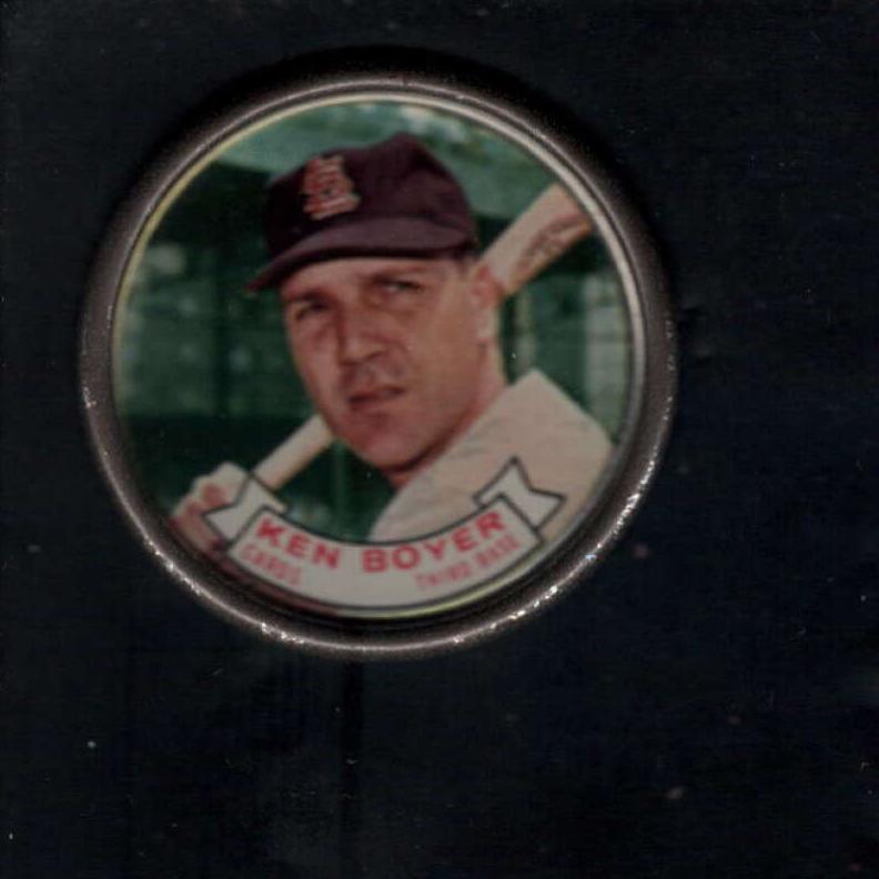 1964 Topps Coins Baseball Ken Boyer #25