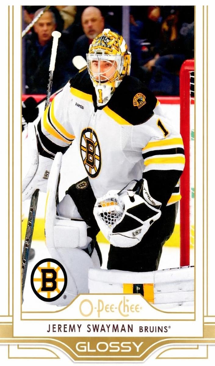 2025 Upper Deck Hockey Gold Jeremy Swayman #OG-14