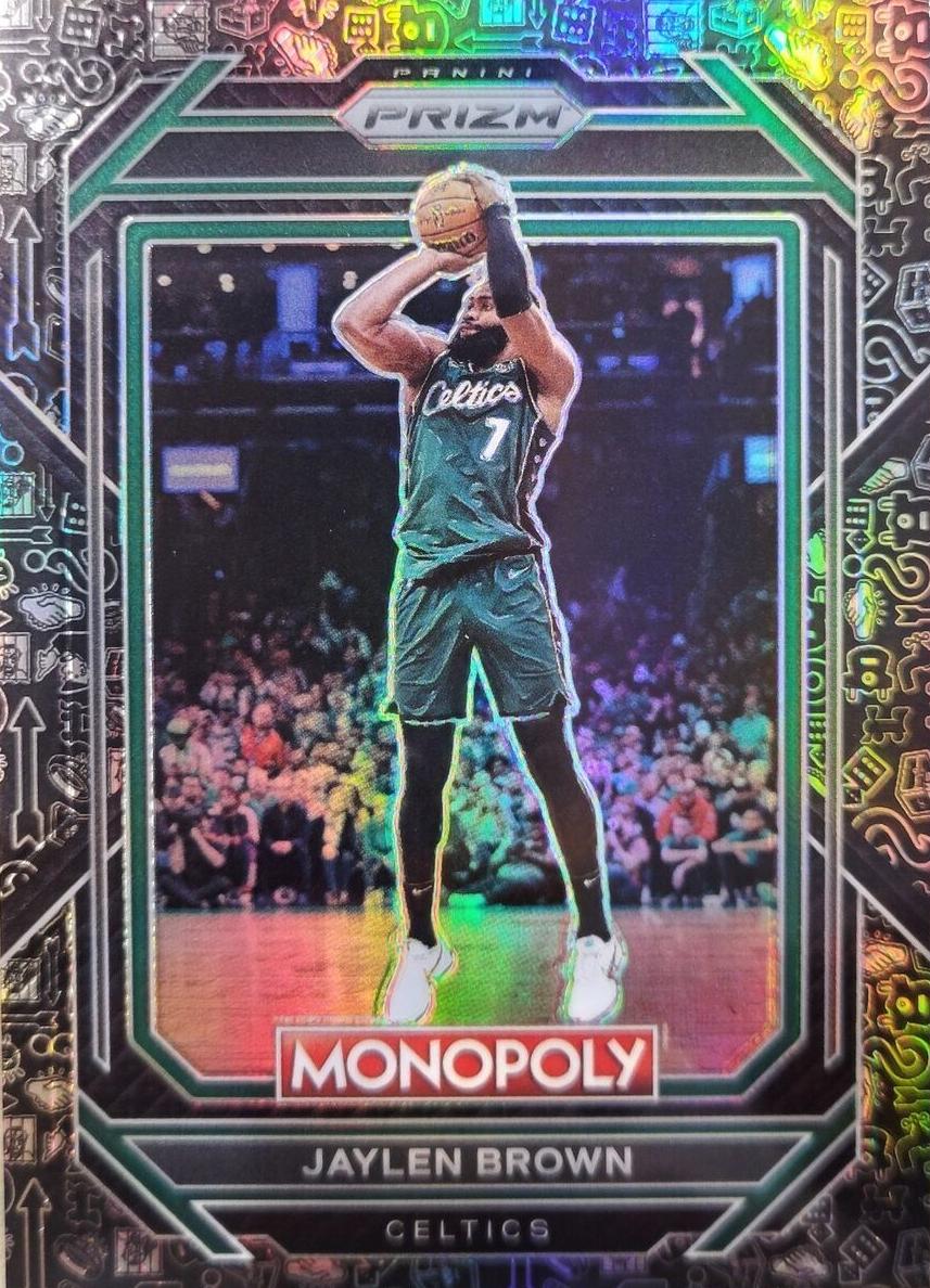 2022 Panini Prizm Monopoly Basketball Brown Jaylen Brown #5 PSA 9