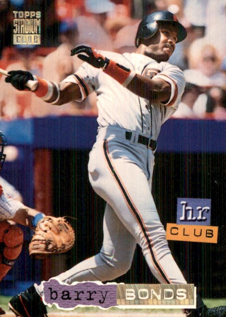1994 Topps Stadium Club Baseball Golden Rainbow Barry Bonds #259