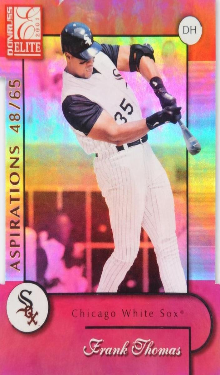 2001 Donruss Elite Baseball Aspirations Frank Thomas #7