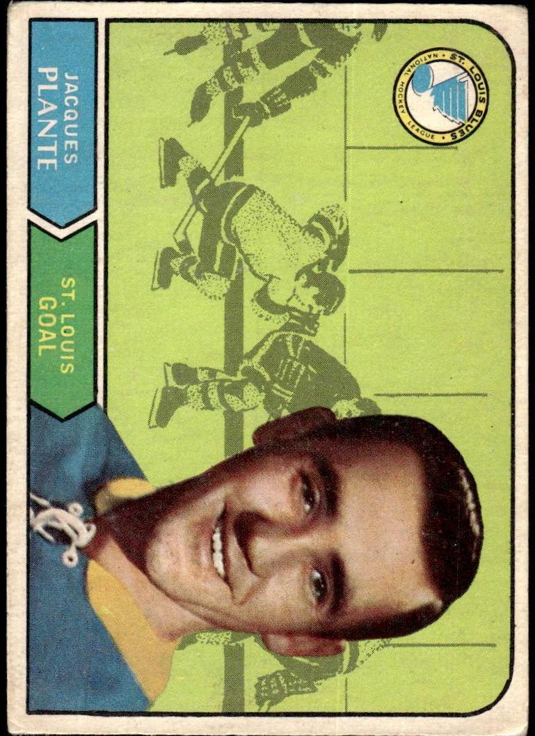 1968 O-Pee-Chee Hockey Jacques Plante #181 SGC 5