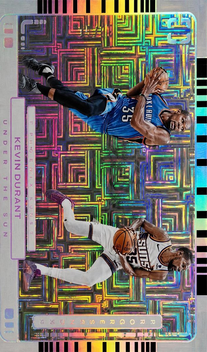 2023 Panini PhotoGenic Basketball Maze Kevin Durant #9 PSA 8