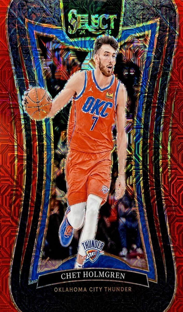 2024 Panini Select Basketball Red Mojo Chet Holmgren #322