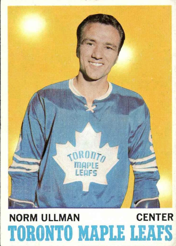 1970 Topps Hockey Norm Ullman #110 PSA 7.5