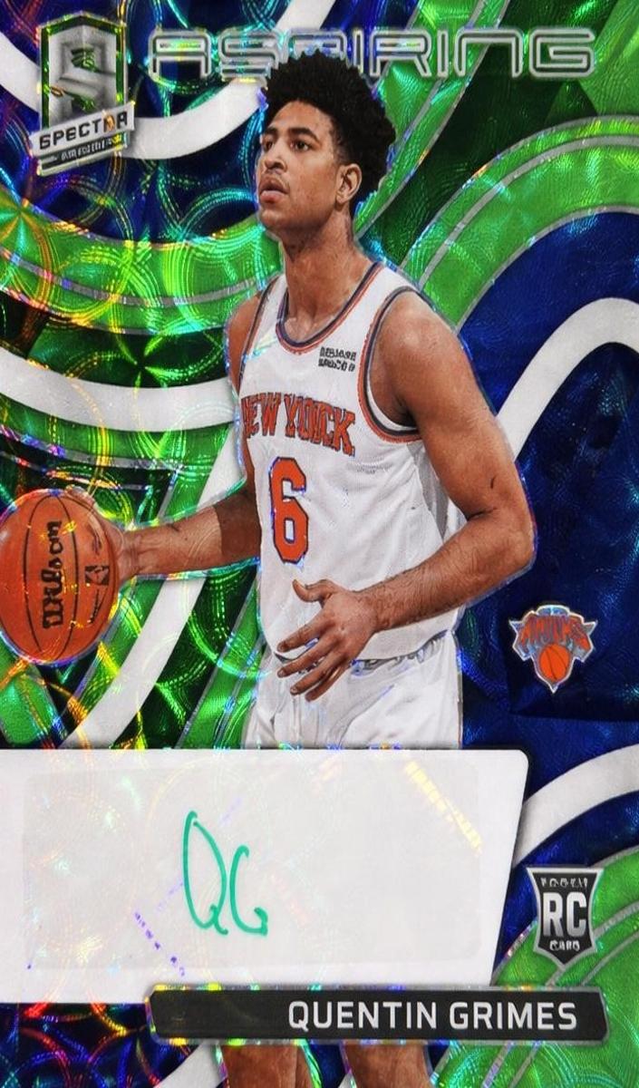 2021 Panini Spectra Basketball Green Quentin Grimes #AA-QGR PSA 9