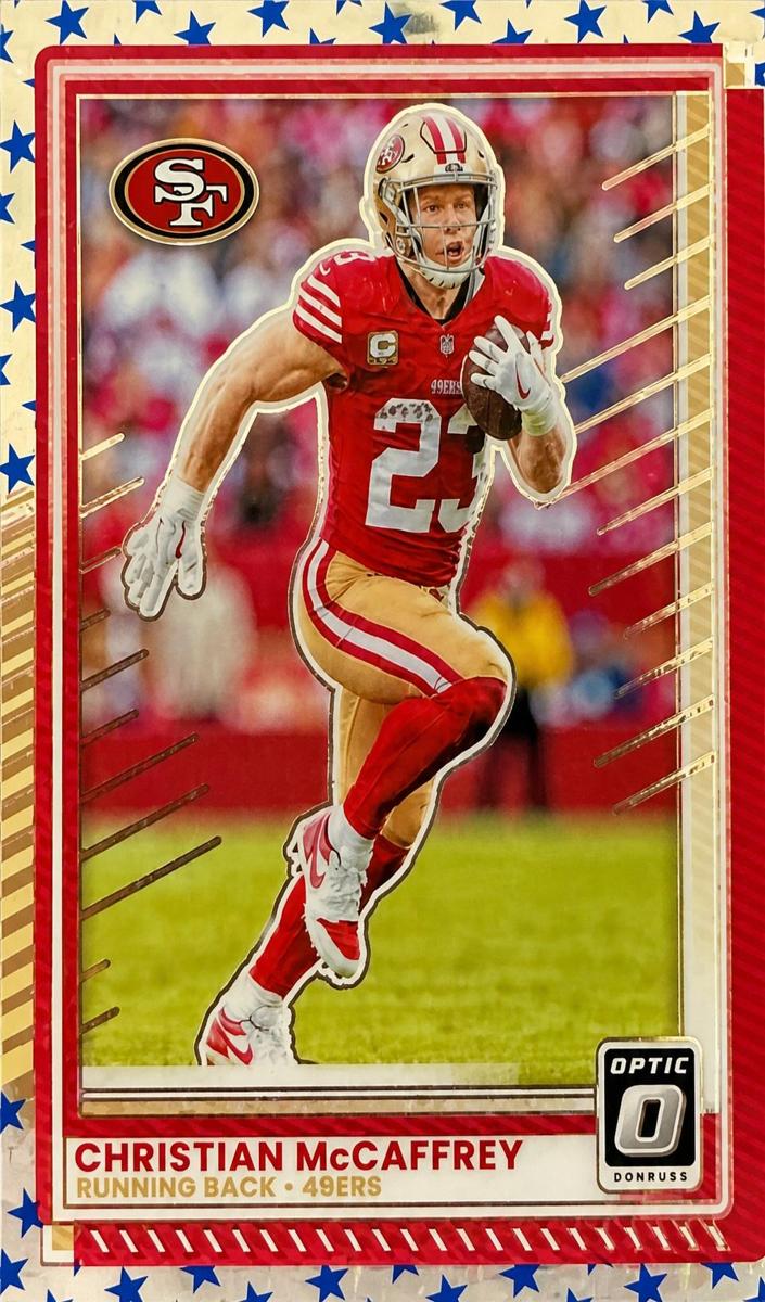 2025 Donruss Optic Football Rocket Christian McCaffrey #119