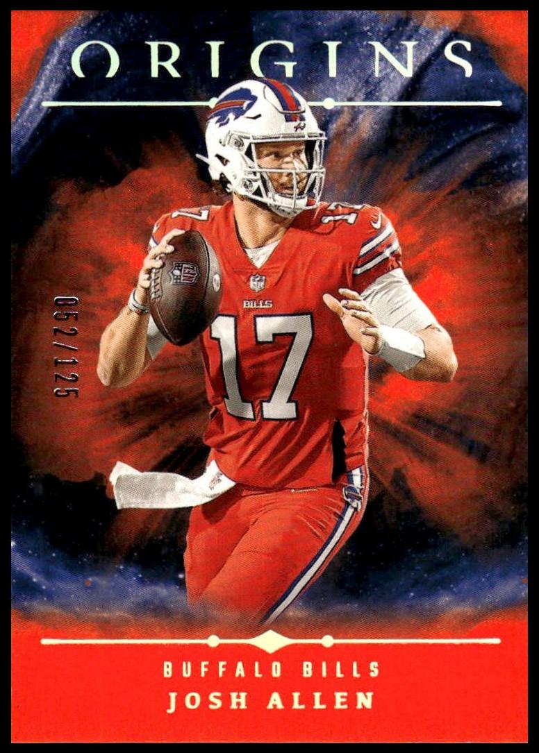 2024 Panini Origins Football Orange Josh Allen #20