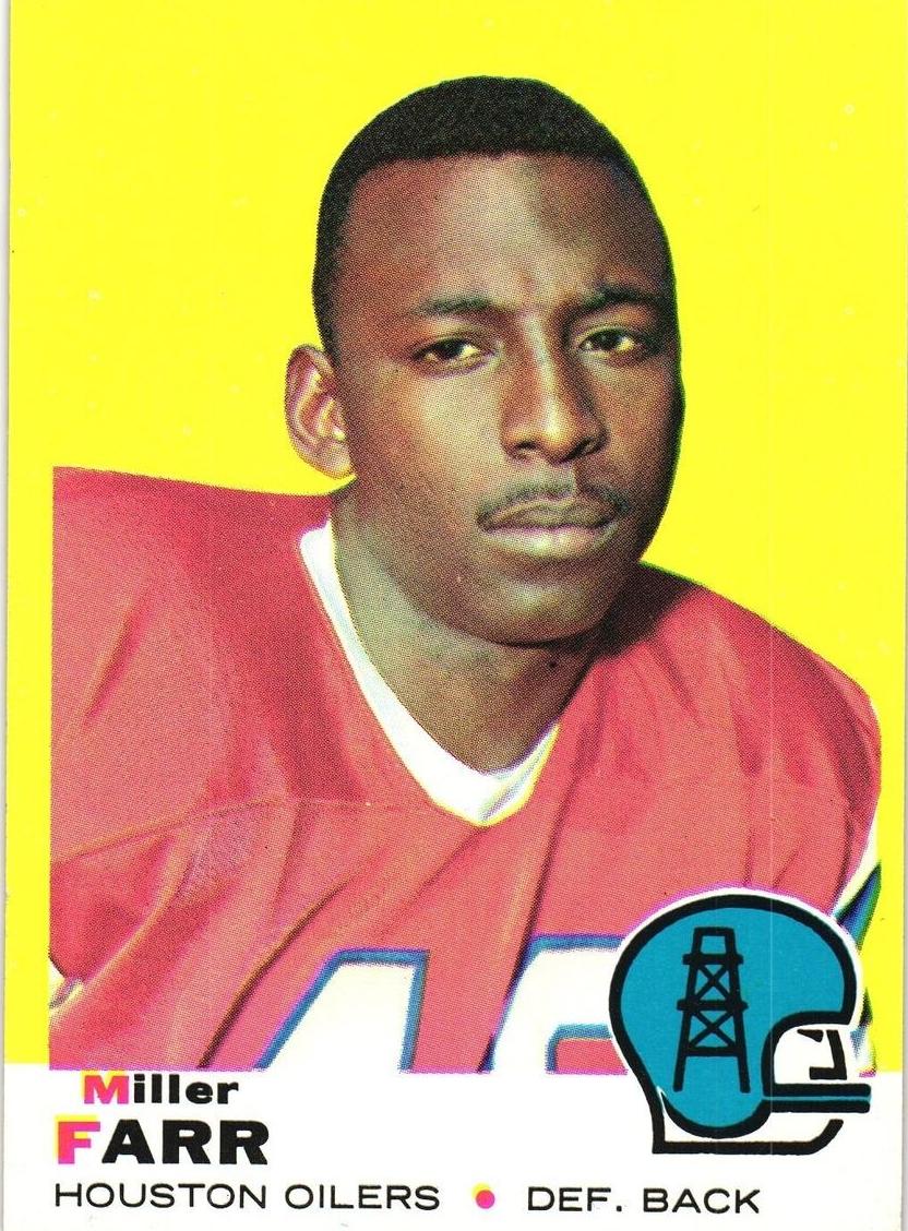 1969 Topps Football Miller Farr #50 PSA 7.5