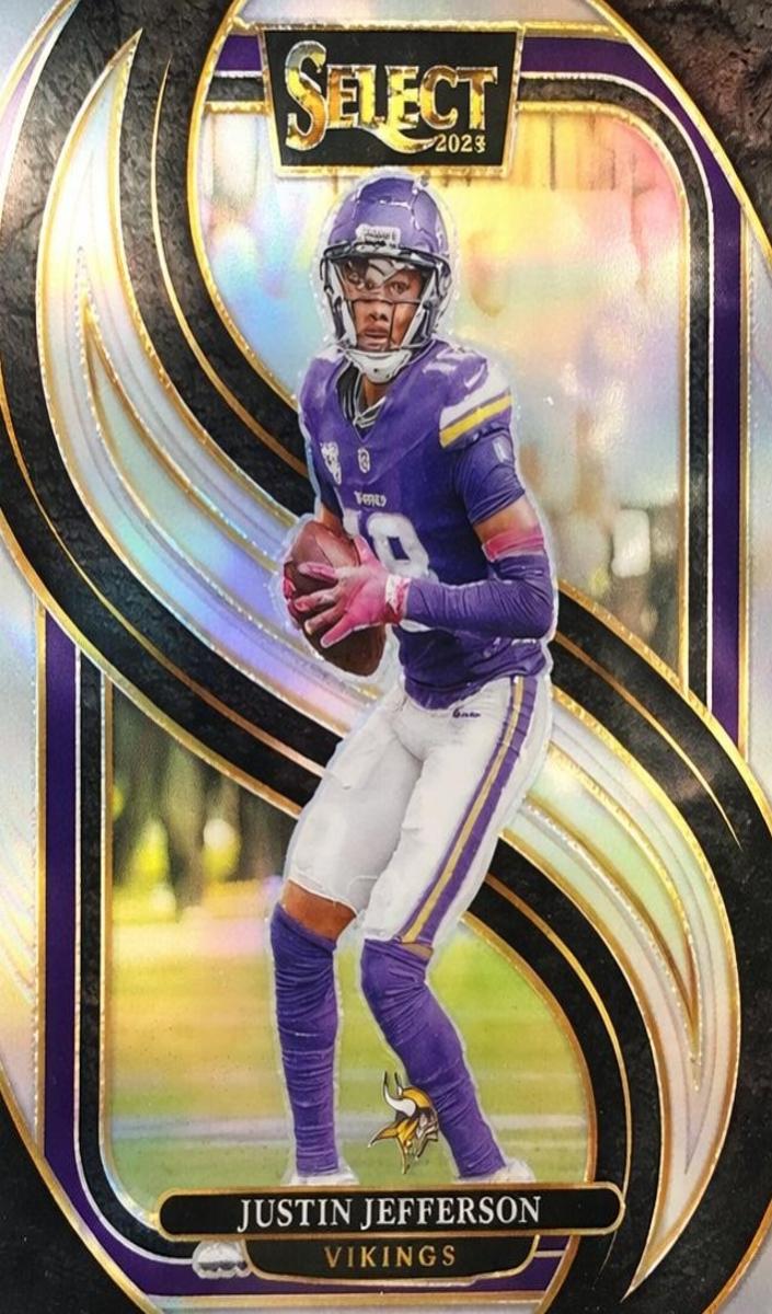 2024 Panini Select Football Silver Die-Cut Justin Jefferson #174