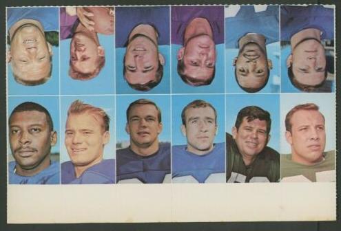 1969 Glendale Stamps Football Fran Tarkenton #NNO
