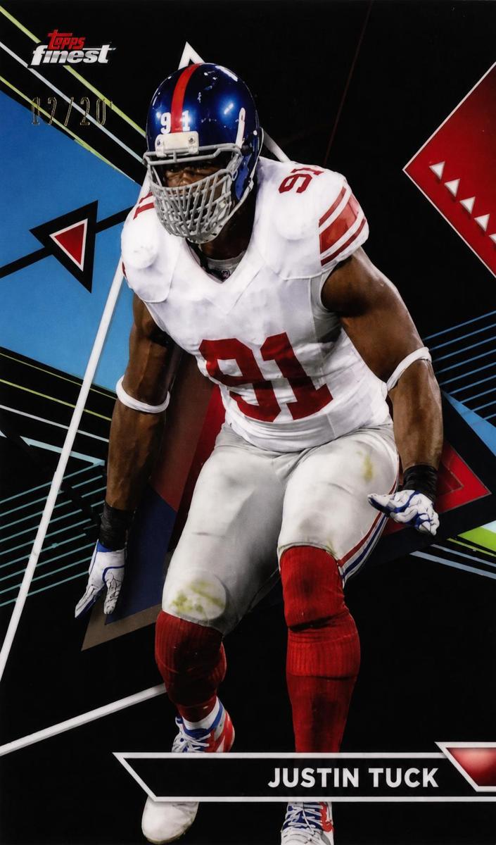 2023 Topps Composite Football Black Refractor Justin Tuck #223