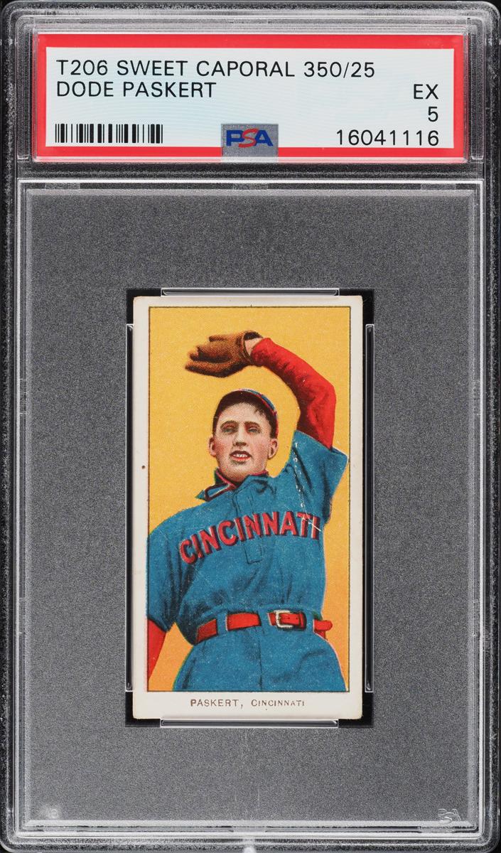 1909-11 T206 Baseball Dode Paskert #NNO PSA 4.5