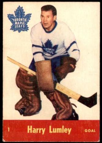 1955 Parkhurst Hockey Harry Lumley #1 PSA 3.5