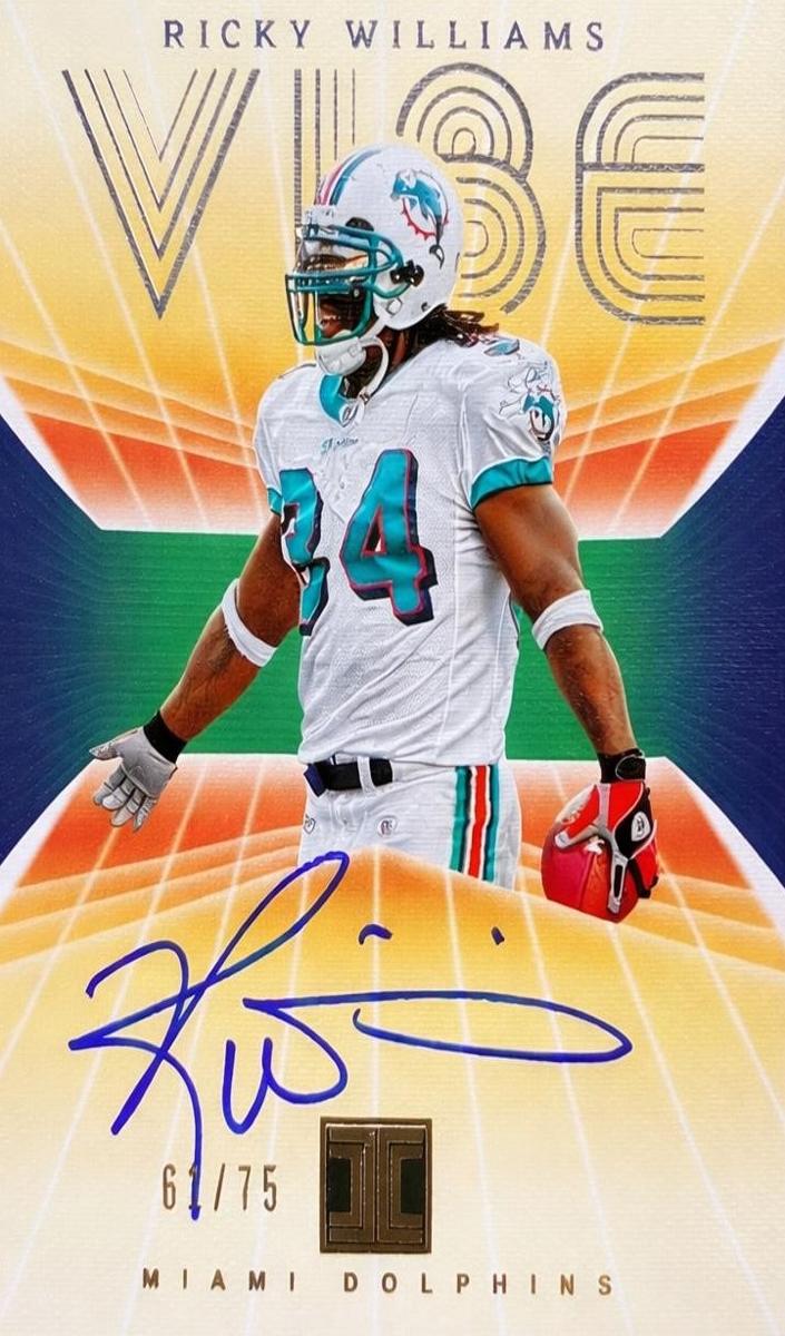 2023 Panini Impeccable Football Ricky Williams #4 PSA 8