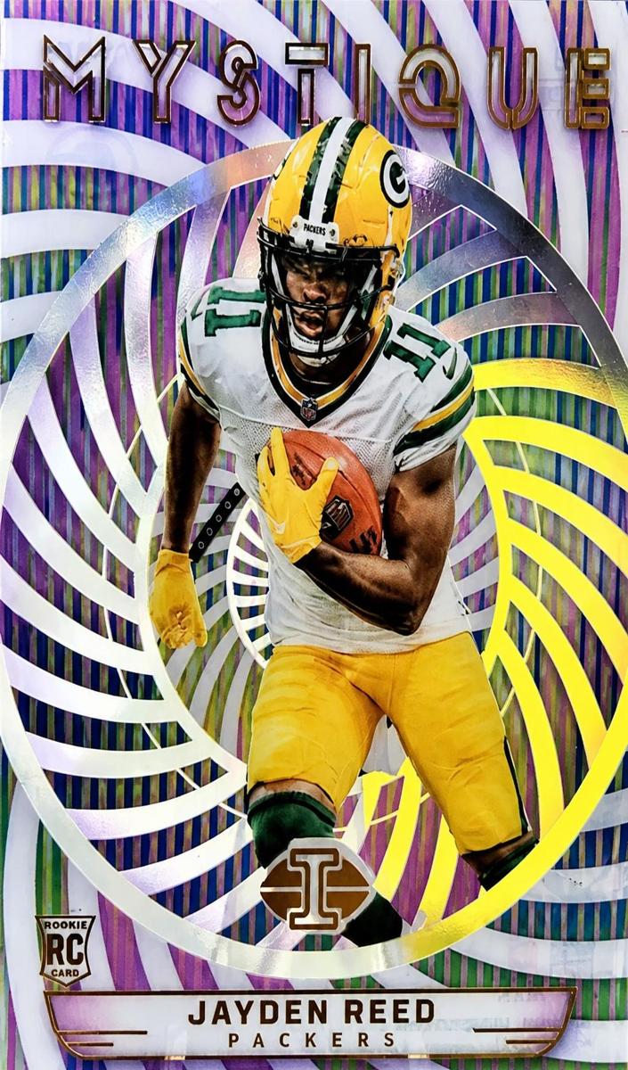 2023 Panini Illusions Football Purple Jayden Reed #18