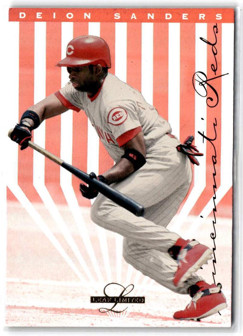 1995 Leaf Limited Baseball Deion Sanders #90