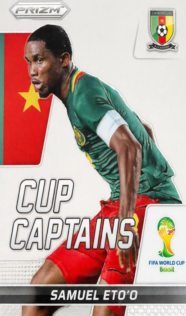 2014 Panini Prizm World Cup Soccer Samuel Eto'o #26 PSA 10