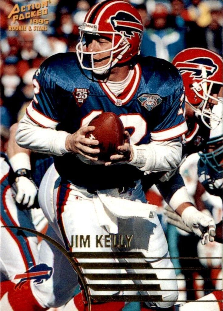 1995 Action Packed Rookies and Stars Football Jim Kelly #70 PSA 10
