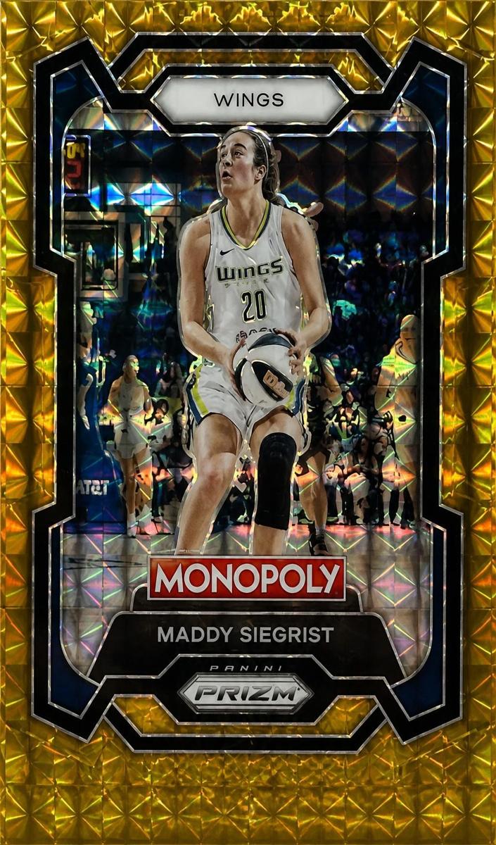 2024 Panini Prizm Monopoly WNBA Basketball Gold Maddy Siegrist #59