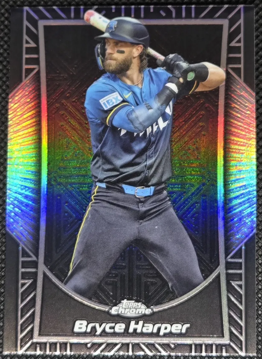 2025 Topps Chrome Baseball Bryce Harper #SE-4 PSA 9