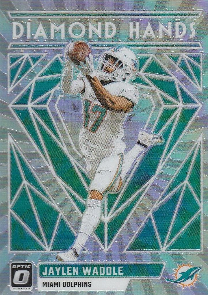2023 Donruss Optic Football Jaylen Waddle #DH-JW PSA 9