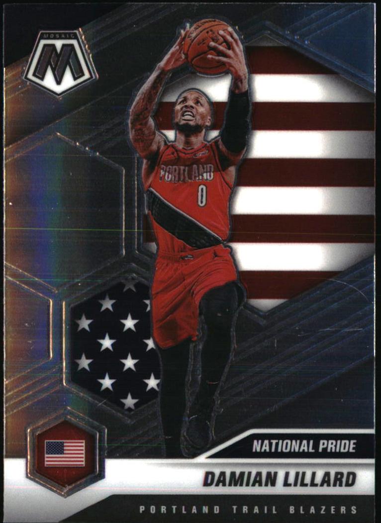2020 Panini Mosaic Basketball Damian Lillard #246