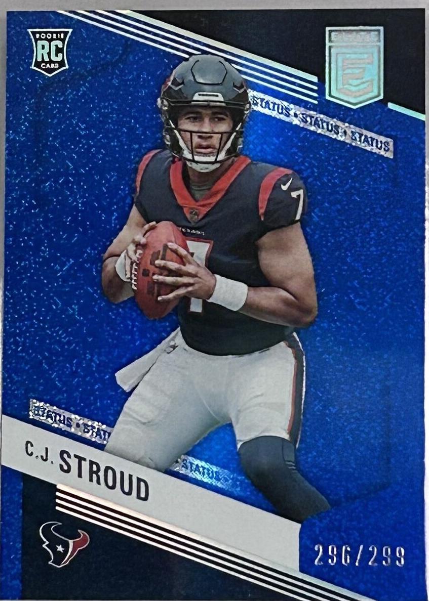 2023 Donruss Elite Football Status Sparkle C.J. Stroud #112 PSA 9