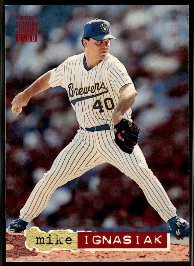1994 Topps Stadium Club Baseball Mike Ignasiak #489