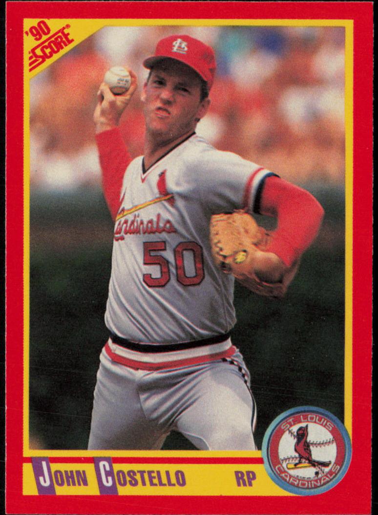 1990 Score Baseball John Costello #347