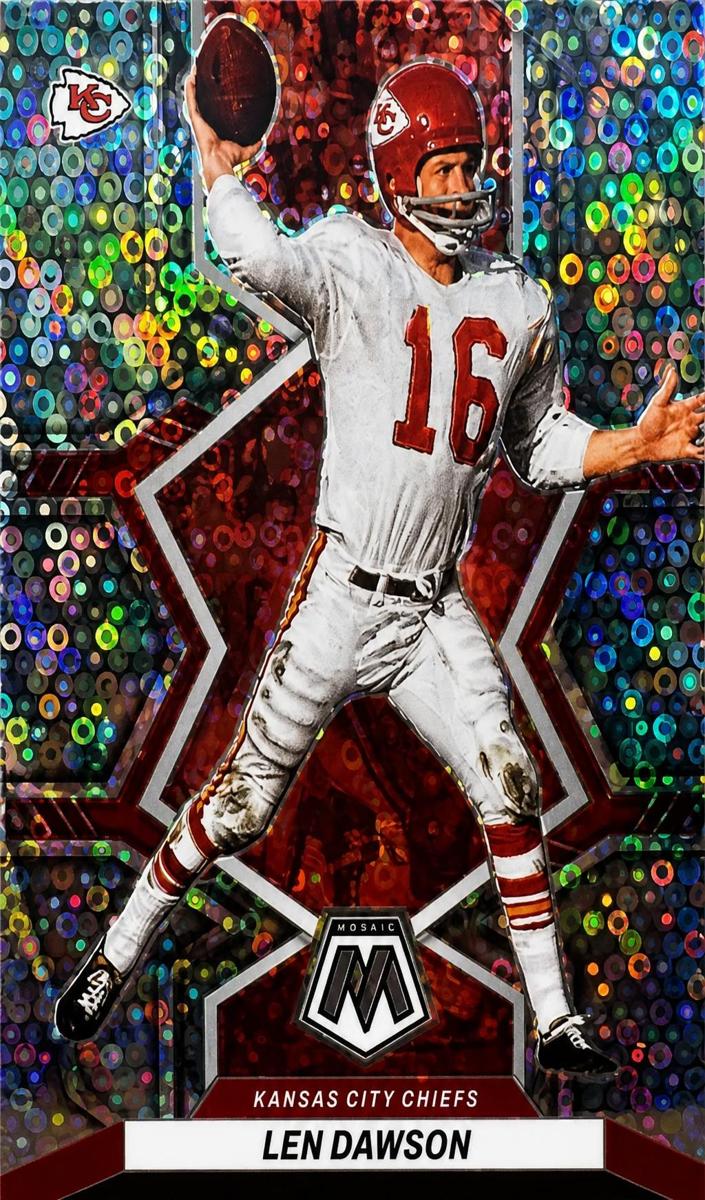 2022 Panini Mosaic Football No Huddle Silver Len Dawson #237