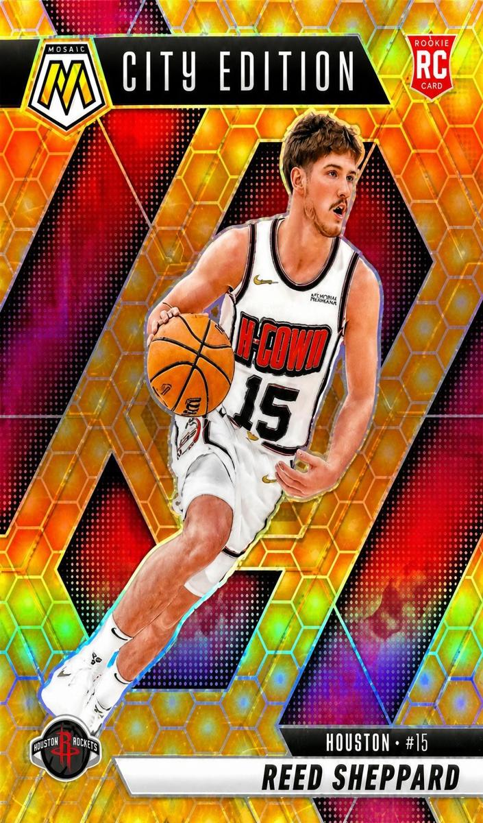 2024 Panini Mosaic Basketball Honeycomb Reed Sheppard #276 PSA 9