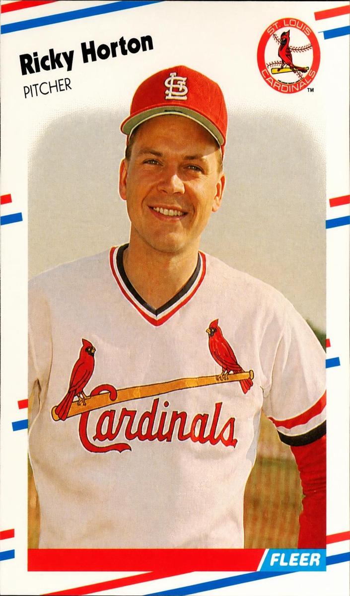 1988 Fleer Baseball Ricky Horton #36