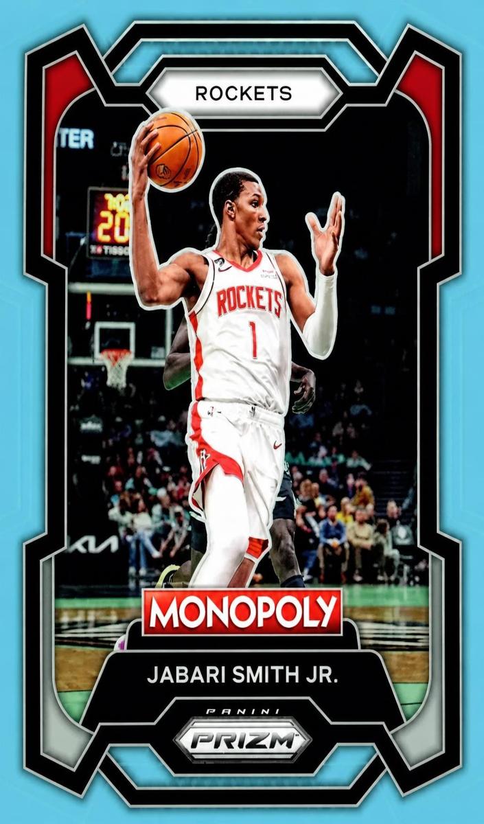 2023 Panini Prizm Monopoly Basketball Light Blue Jabari Smith Jr. #32
