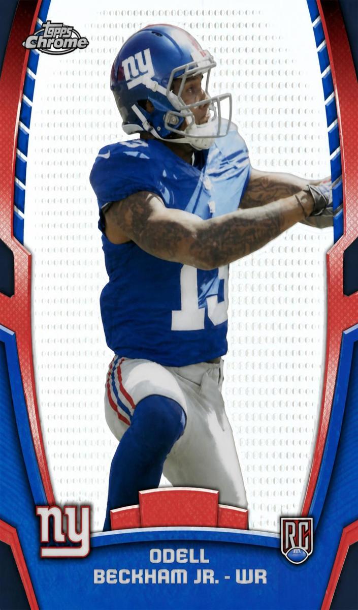 2014 Topps Chrome Football Odell Beckham Jr. #CRDC-OB