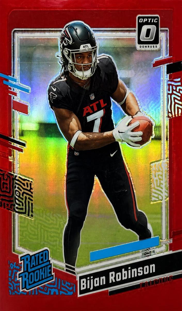 2023 Donruss Optic Football Red Bijan Robinson #206