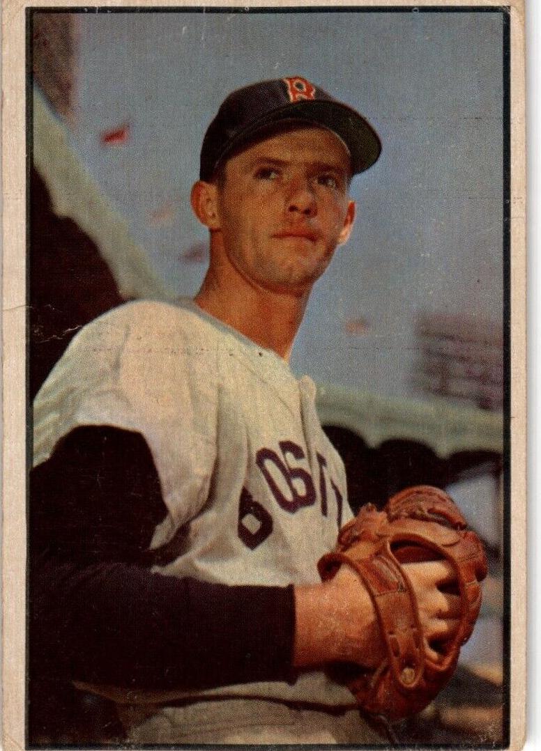 1953 Bowman Color Baseball Maury McDermott #35 PSA 7