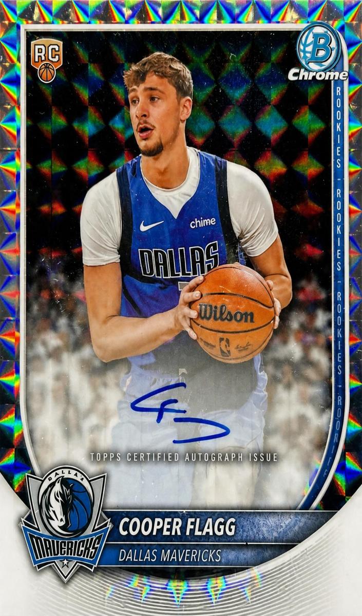 2025 Bowman Basketball Geometric Refractor Cooper Flagg #BCA-CF