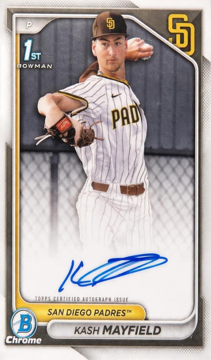 2024 Bowman Draft Chrome Baseball Kash Mayfield #CPA-KM PSA 10